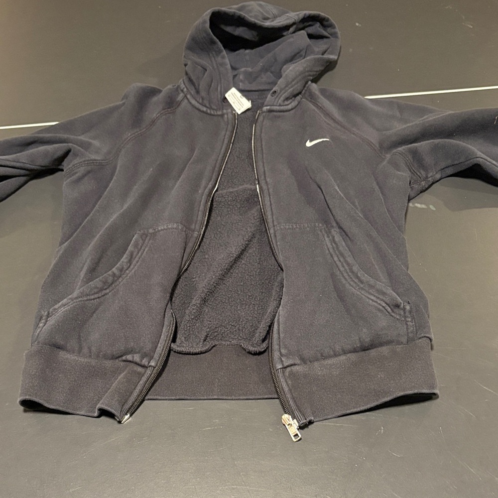 Nike Kids Dark Hoodie with Logo - Picture 3 of 9